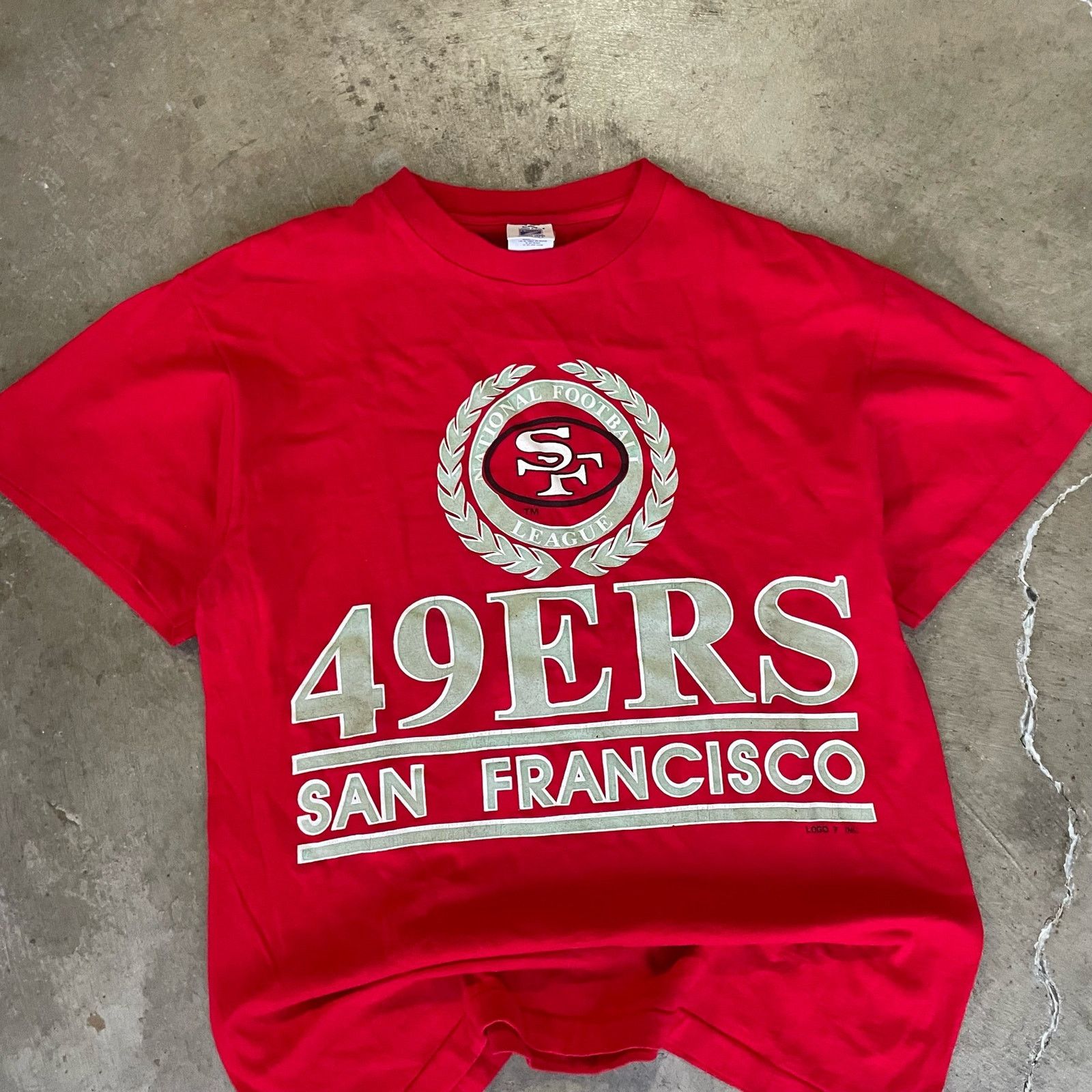 Vintage VINTAGE 49ERS SAN FRANCISCO SINGLE STITCH TEE SHIRT MEDIUM Size US M / EU 48-50 / 2 - 1 Thumbnail