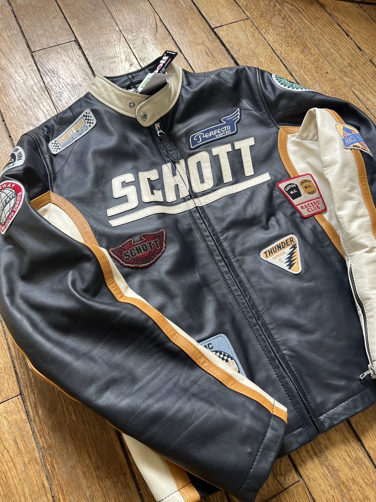 Schott JACKET RACE MOTOR SCHOTT Size 48L - 2 Thumbnail