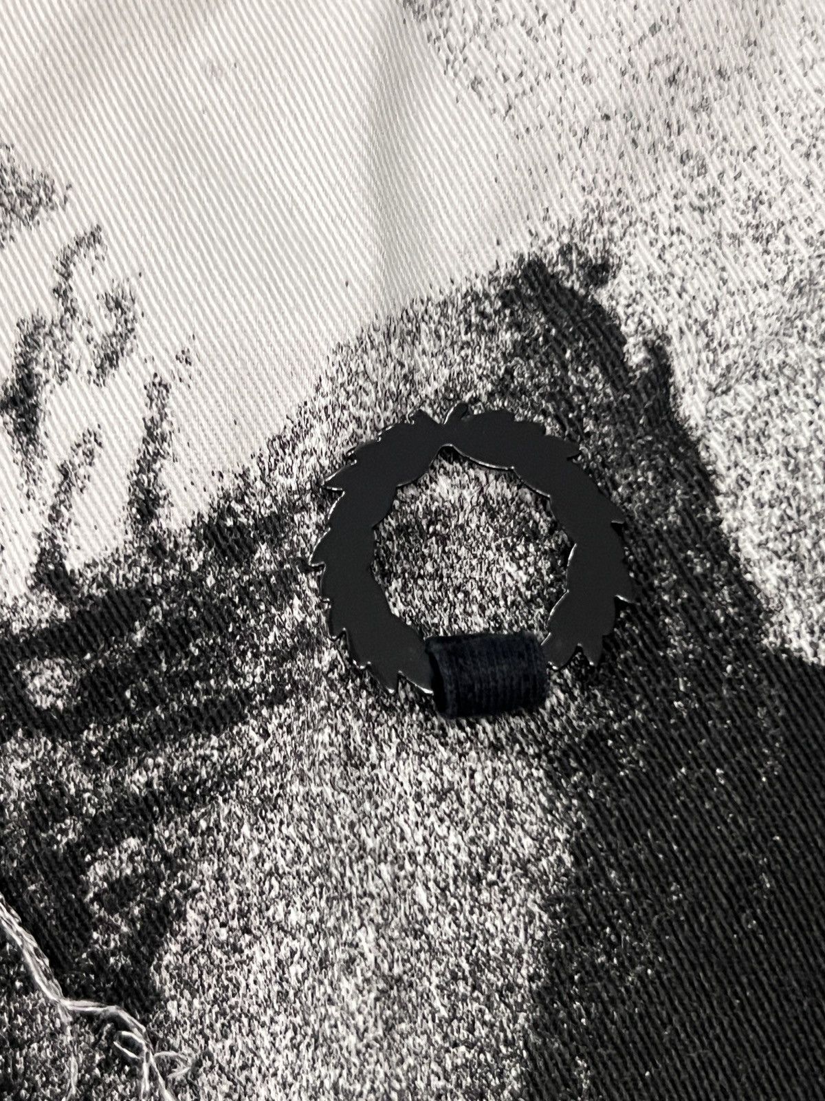 Raf Simons Fred Perry by Raf Simons Checkerboard Portrait Ring Detail T Size US M / EU 48-50 / 2 - 7 Thumbnail