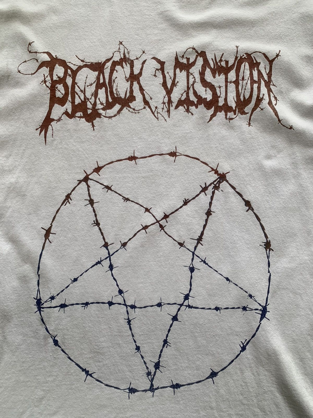 Japanese Brand × NO ID NO ID. Black Vision Pentagram Graphic Shirt Size US L / EU 52-54 / 3 - 4 Thumbnail