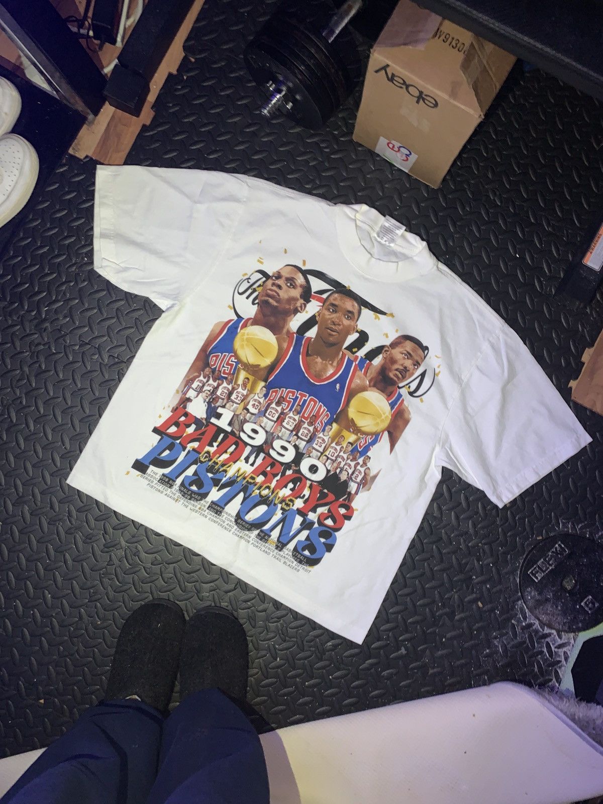 NBA Detroit Pistons NBA Rap Tee Size US XL / EU 56 / 4 - 3 Thumbnail