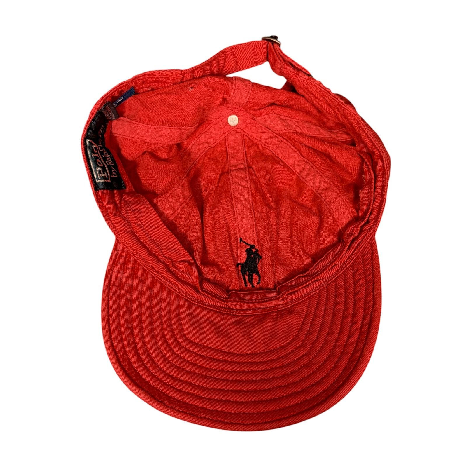 Polo Ralph Lauren Vintage Polo Ralph Lauren Red Pony Soft Bill Sportsman Hat Size ONE SIZE - 8 Thumbnail