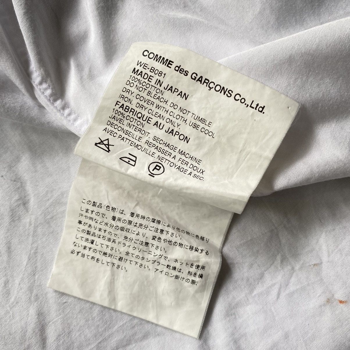 Junya Watanabe JUNYA WATANABE COMNE des GARCONS MAN Zip Pocket White Shirt Size US M / EU 48-50 / 2 - 9 Thumbnail