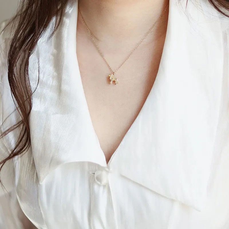 Jewelry × Vintage Building Block Toy Cute Little Lion Pendant And Necklace Size ONE SIZE - 5 Thumbnail