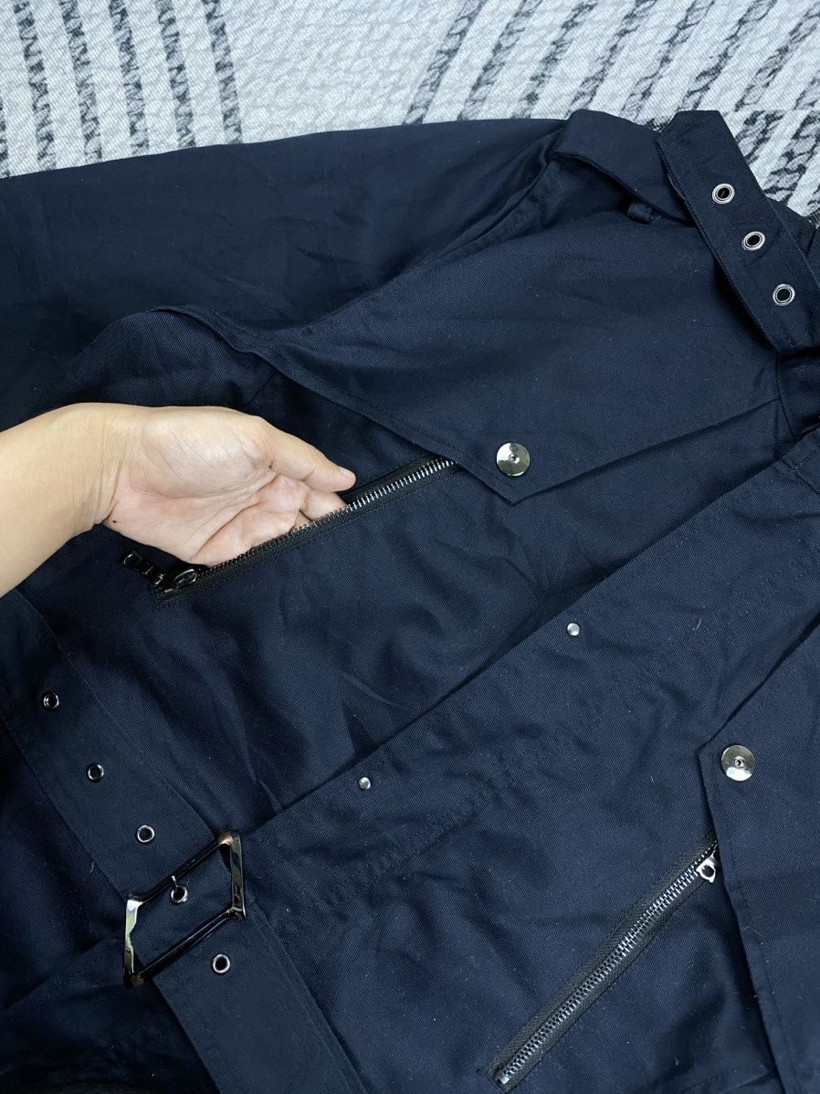 14th Addiction Bareback Premium Black Multipocket Belted Jacket Size US M / EU 48-50 / 2 - 7 Thumbnail