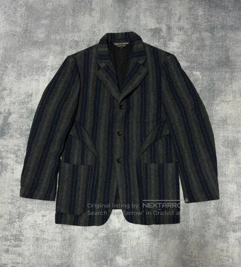 Comme des Garcons Comme des Garcons Wool Stripe Jacket. Size US L / EU 52-54 / 3 - 1 Thumbnail