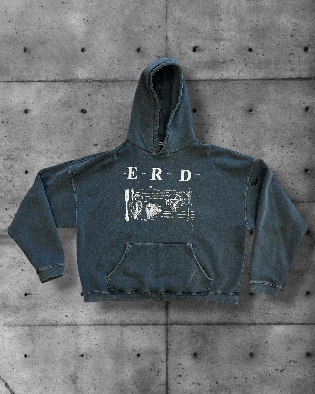 Enfants Riches Deprimes ENFANTS RICHES DEPRIMES My Role in the War Hoodie XL Size US XL / EU 56 / 4 - 1 Thumbnail