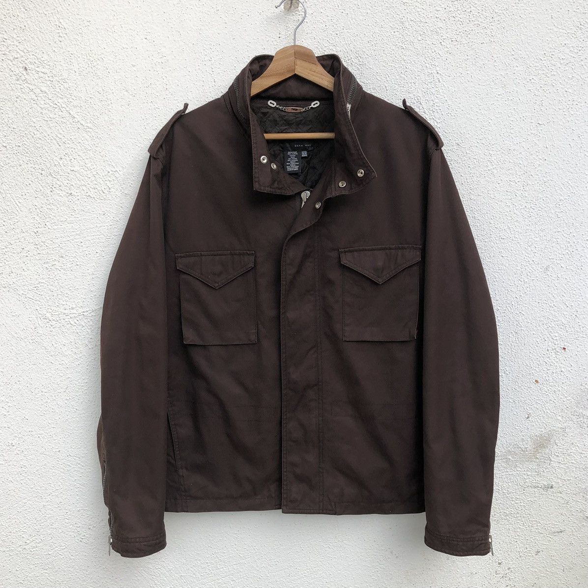 Zara Zara Man Field Military Brown Jacket Size US L / EU 52-54 / 3 - 4 Thumbnail