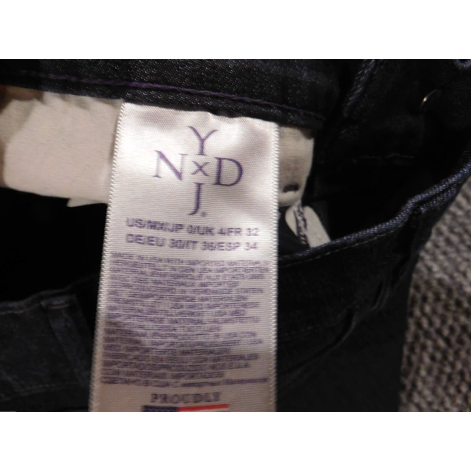NYDJ NYDJ Jeans Cropped Blue 0 Womens Regular Inseam 20 Denim Zipper Cotton Blend Polyester Crop Size 25" / US 0 / IT 36 - 6 Thumbnail