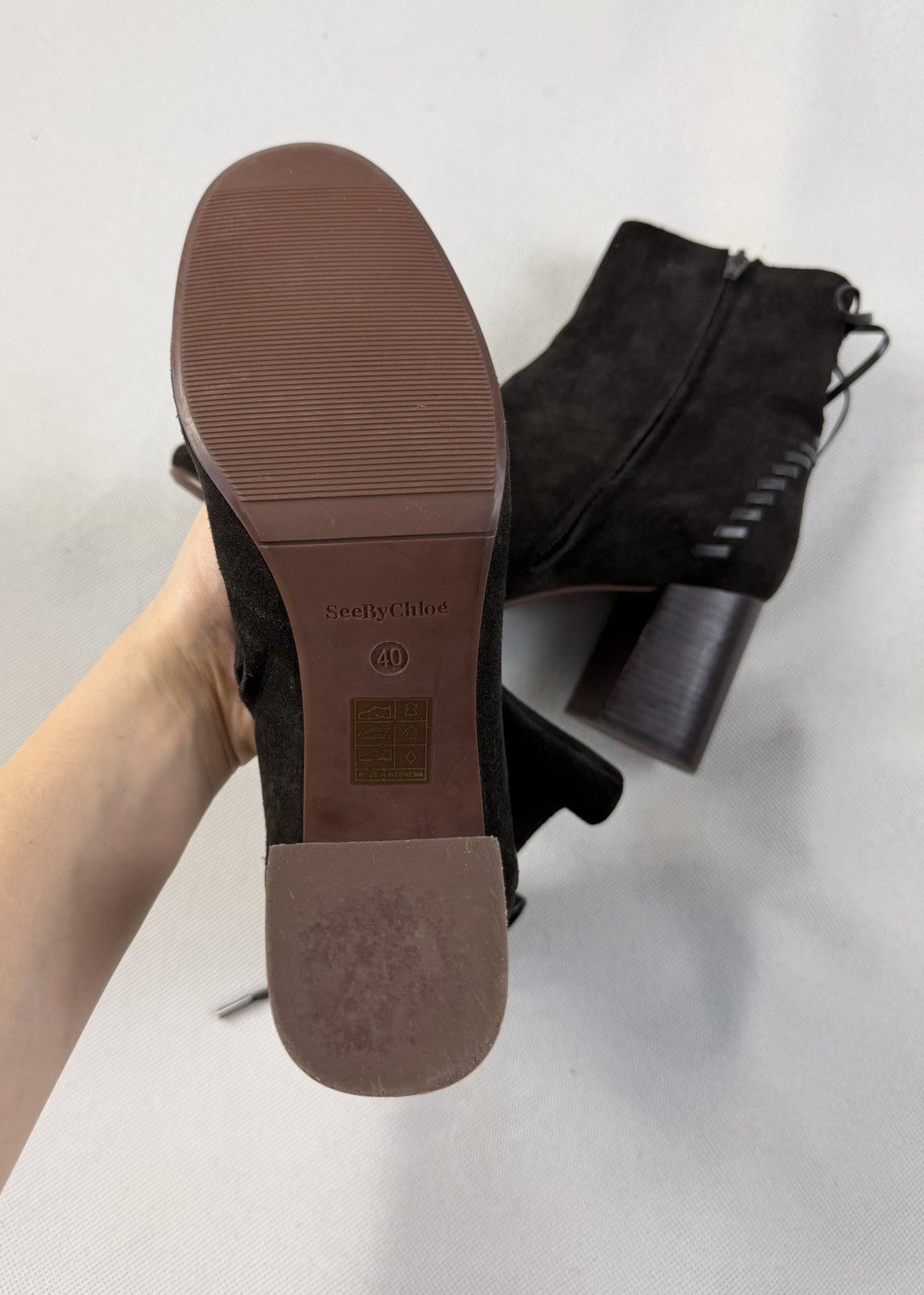 See by Chloe See by Chloe Suede Ankle Boots in Dark Brown Size US 9 / IT 39 - 5 Thumbnail