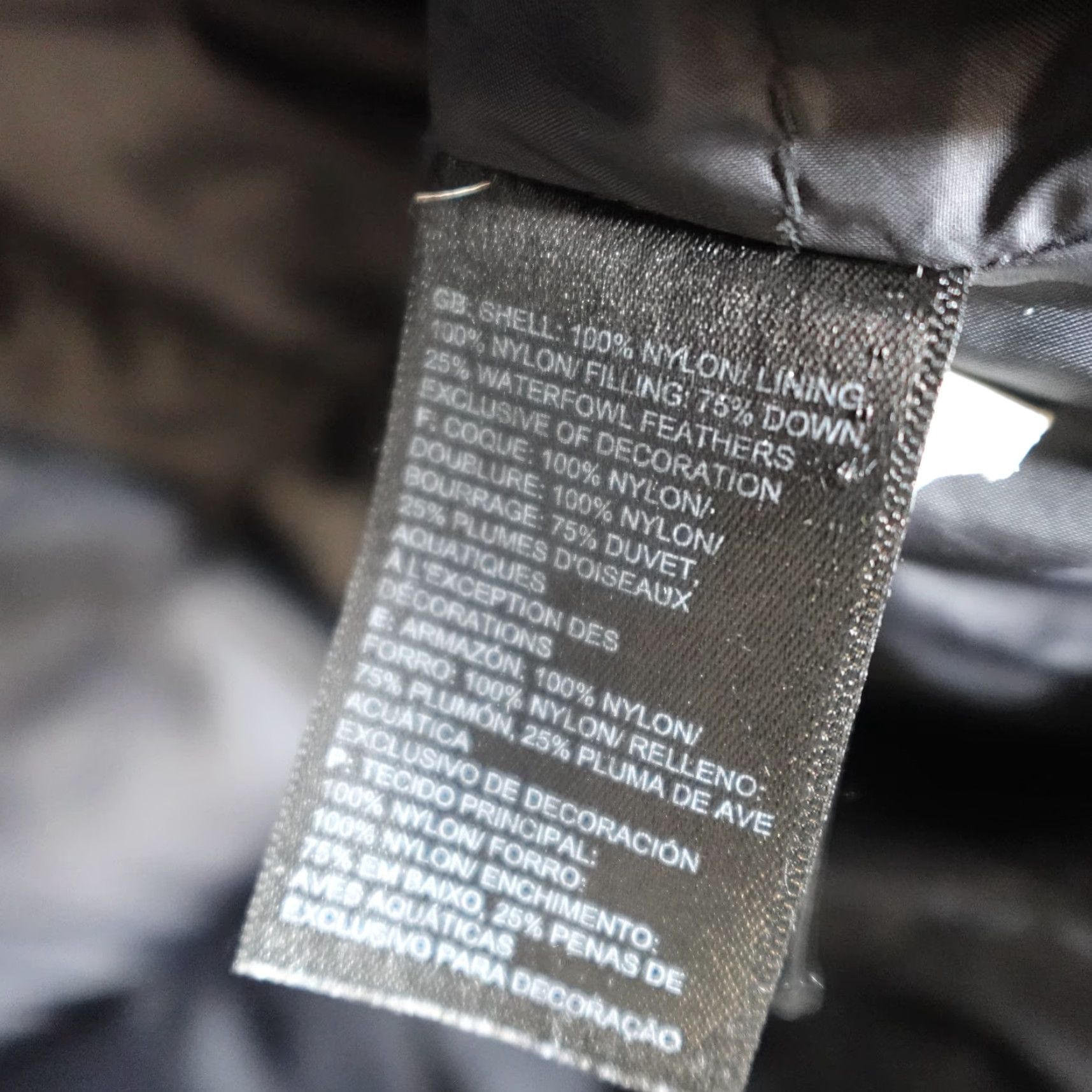 The North Face The North Face Womens Jacket XS Black Full Zip Down Parka Hooded 550 Parka Size XS / US 0-2 / IT 36-38 - 2 Thumbnail