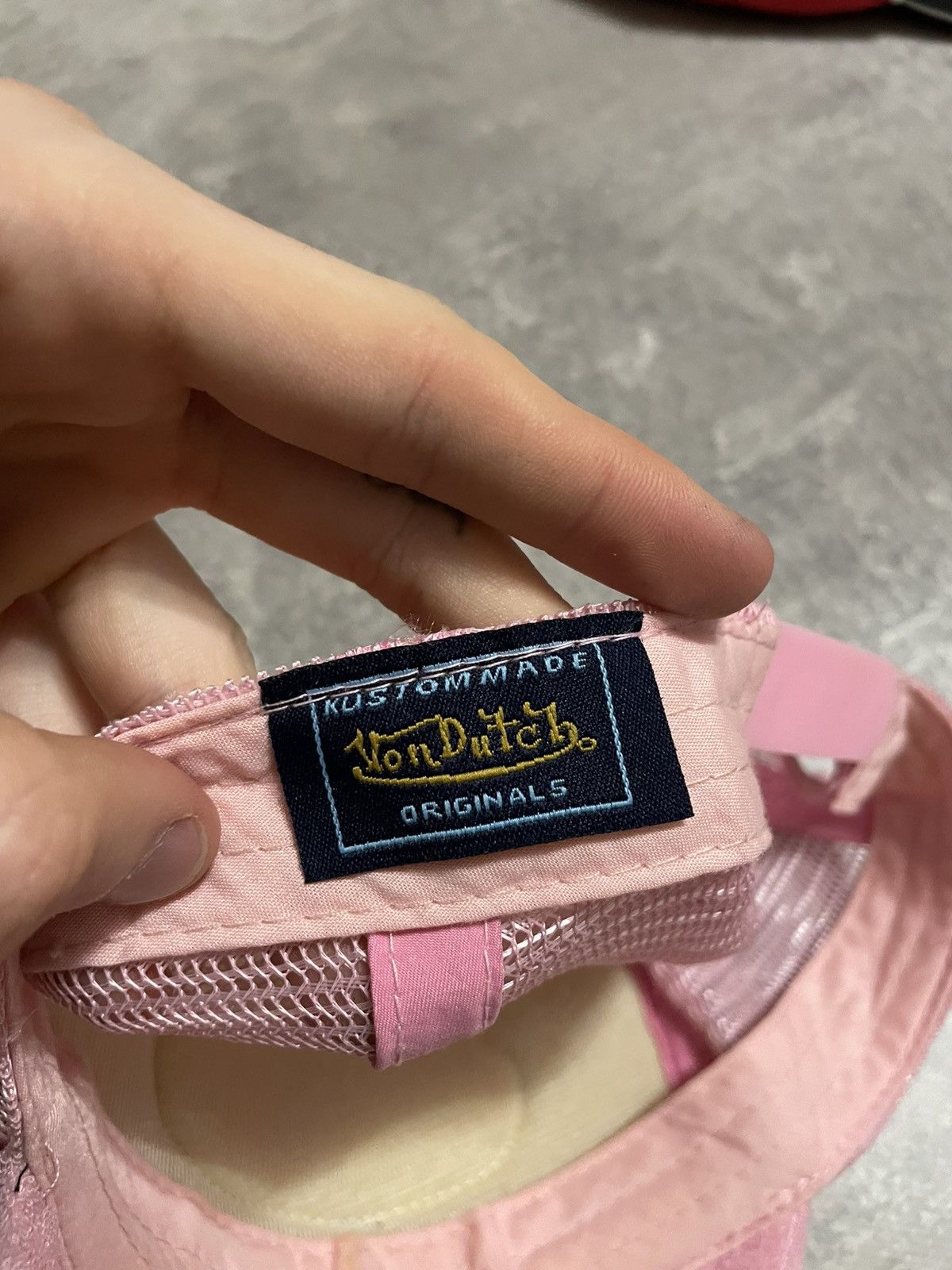 Von Dutch Vintage Von Dutch Pink Y2K Tracker Cap Size ONE SIZE - 6 Thumbnail