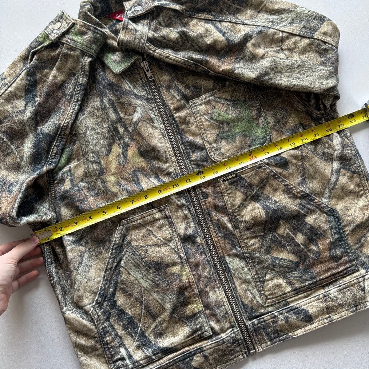 Supreme FW23 Camo Moleskin Work Jacket Size US M / EU 48-50 / 2 - 13 Thumbnail