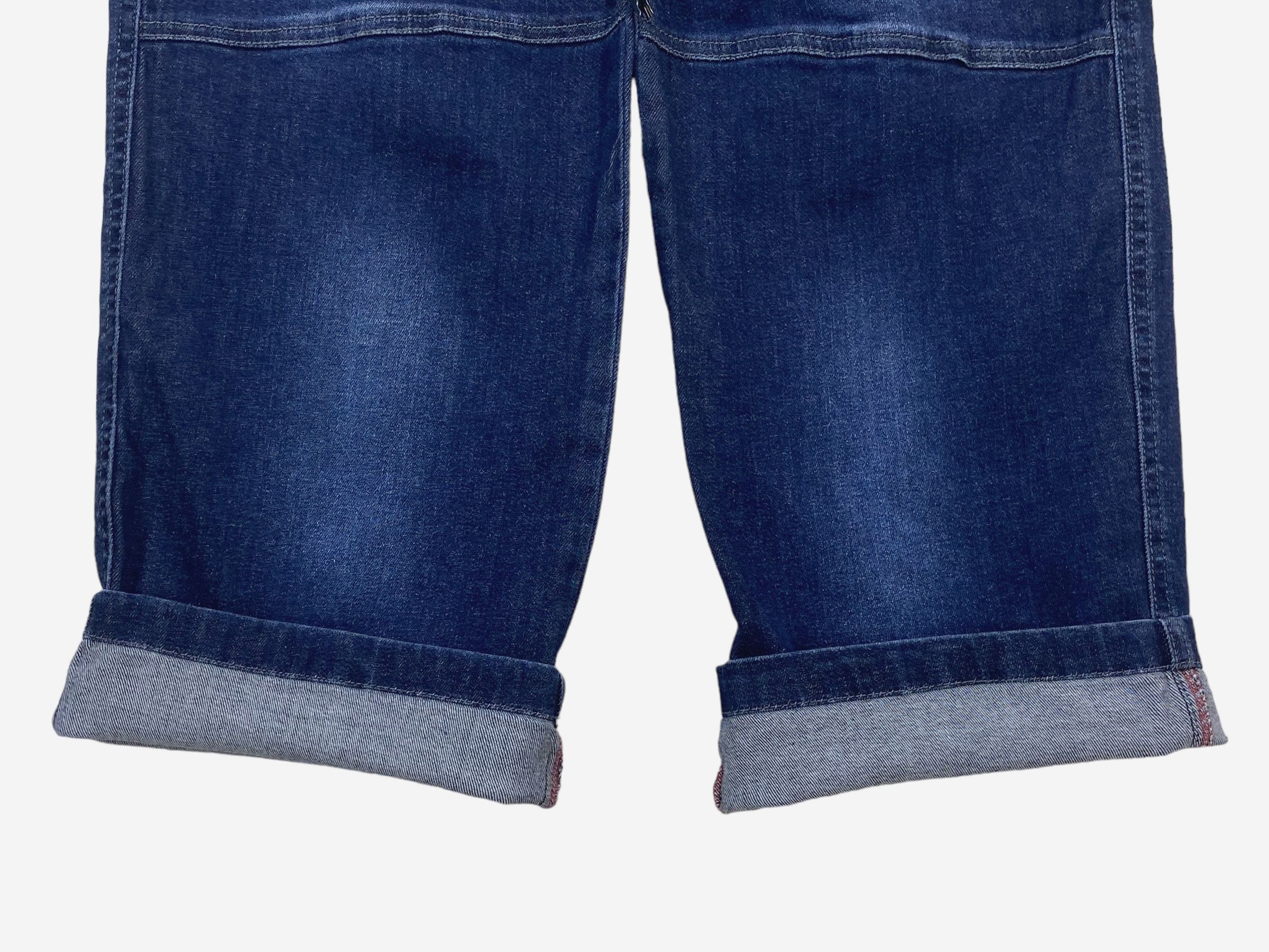 Japanese Brand Blue B Hip Hop Skateboard Jeans Embroided Baggy Jeans Size US 34 / EU 50 - 3 Thumbnail