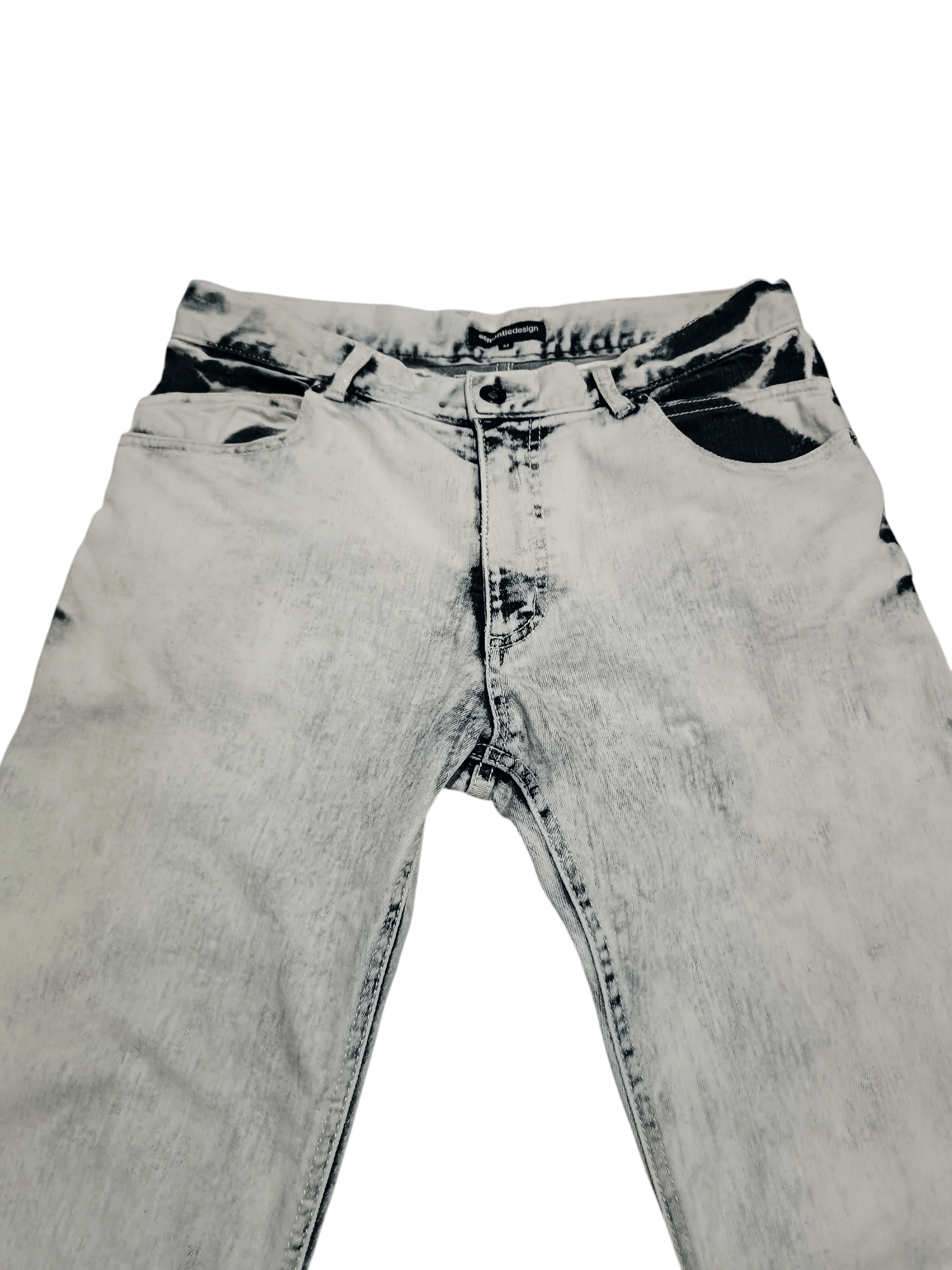 Japanese Brand × semanticdesign Sematic Design Acid Wash Denim Banana Pant Size US 31 - 4 Thumbnail