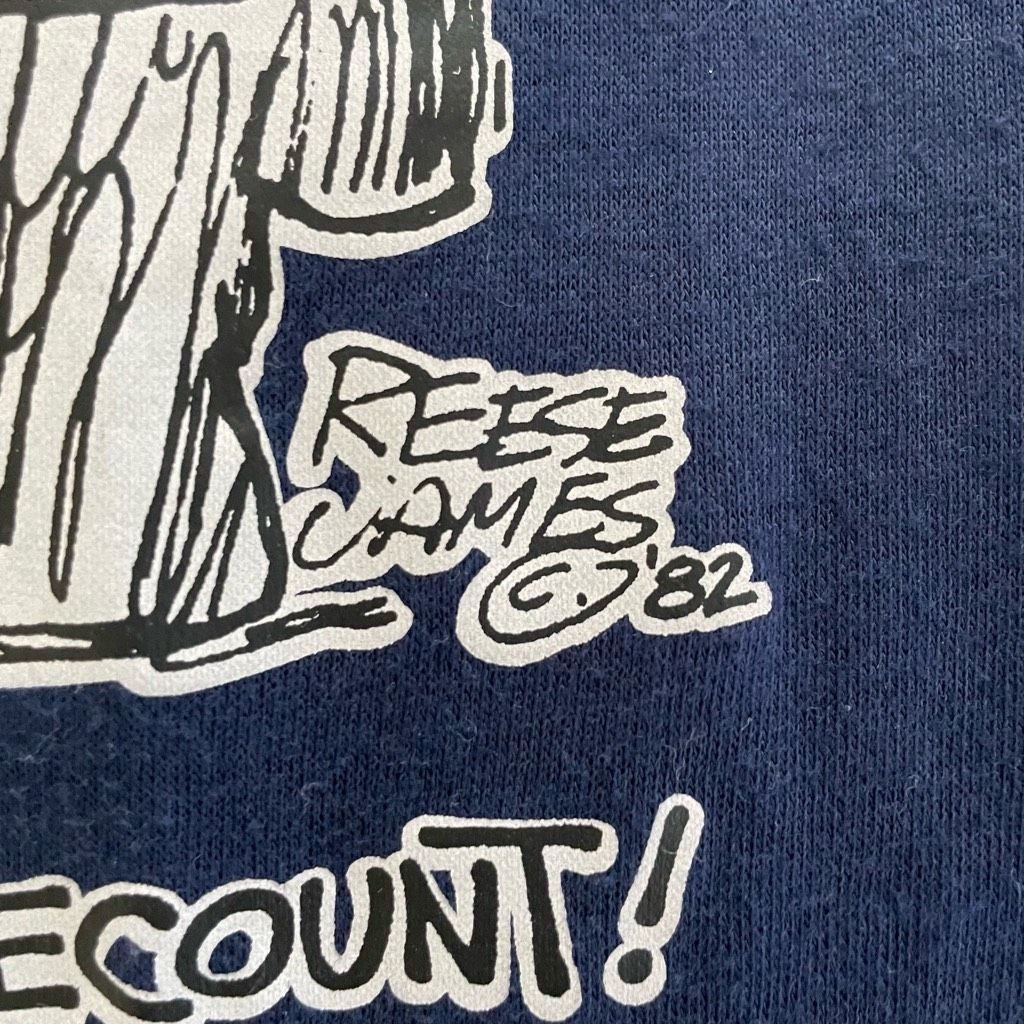 Vintage Vintage Reese James 1982 Cartoon Graphic Single Stitch Tshir Size L / US 10 / IT 46 - 5 Thumbnail