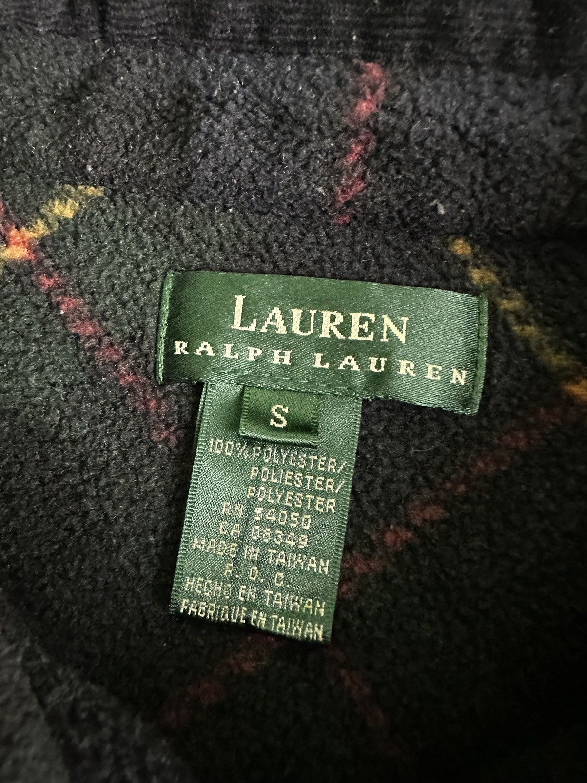 Polo Ralph Lauren × Ralph Lauren × Vintage Ralph Lauren Plaid Fleece Zip Up Collared Shacket Jacket Size US S / EU 44-46 / 1 - 6 Thumbnail