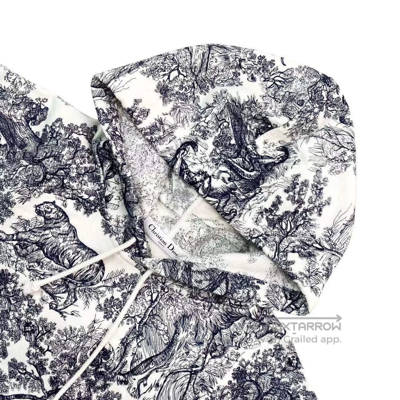 Dior Dior Jungle Zoo printed hooded sweatshirt| Size S / US 4 / IT 40 - 3 Thumbnail