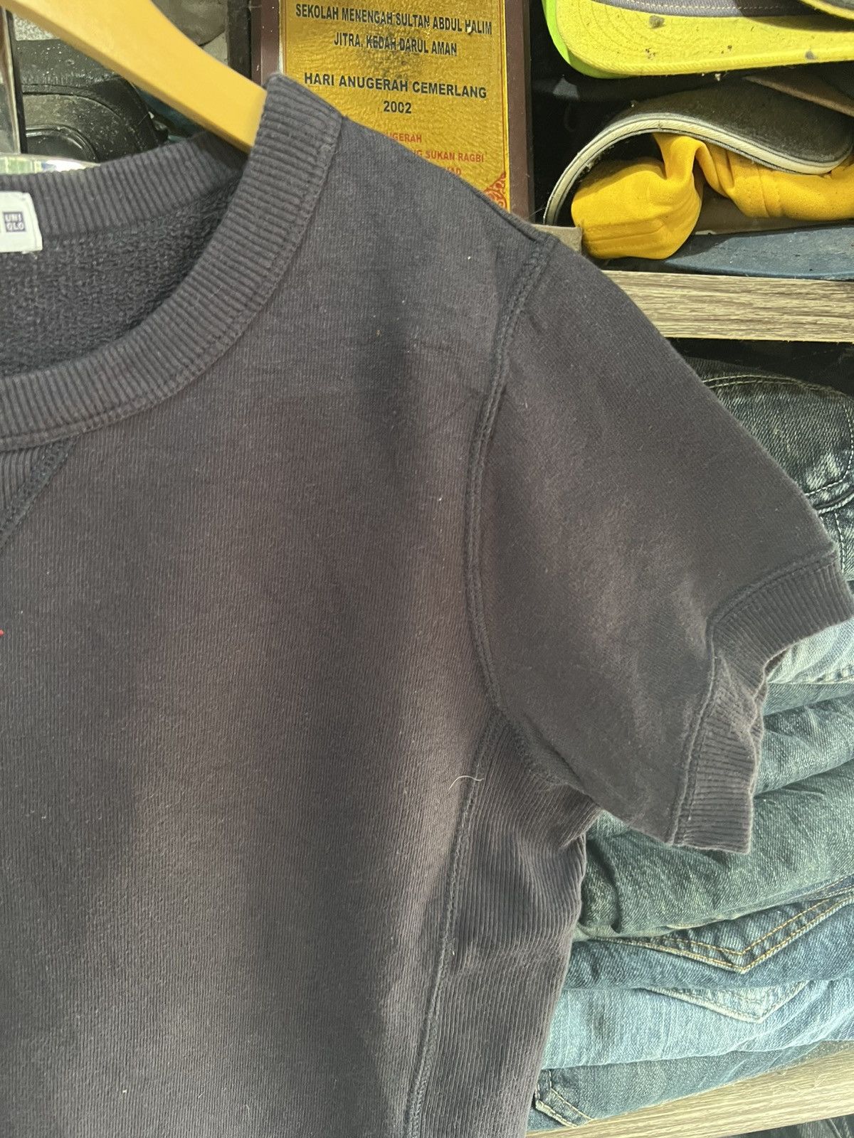 Uniqlo 🔥Rare Ines De La Fressange Uniqlo Short Sleeve Sweatshirt Size M / US 6-8 / IT 42-44 - 5 Thumbnail
