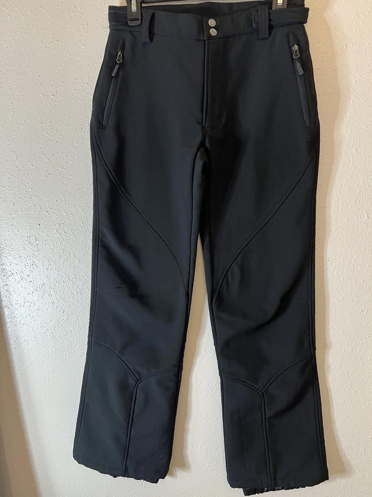 Designer Vertical 9 Snow Pants S Black Outdoor Fleece Lining Size ONE SIZE - 1 Thumbnail