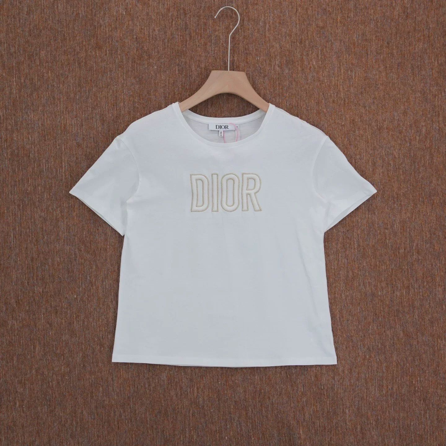 Dior Dior Ivory Cotton Knit Short-Sleeve Size M / US 6-8 / IT 42-44 - 1 Thumbnail