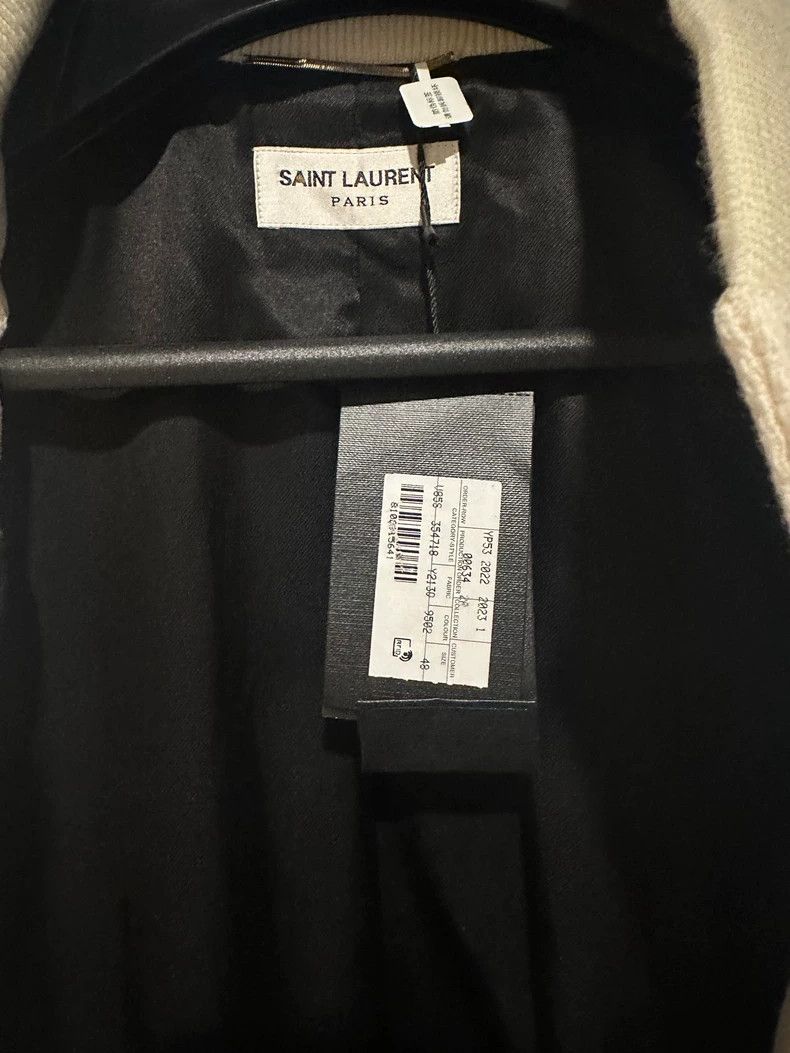 Saint Laurent Paris Saint Laurent Paris white Teddy jacket 2505-Nextarrow Size US M / EU 48-50 / 2 - 6 Thumbnail