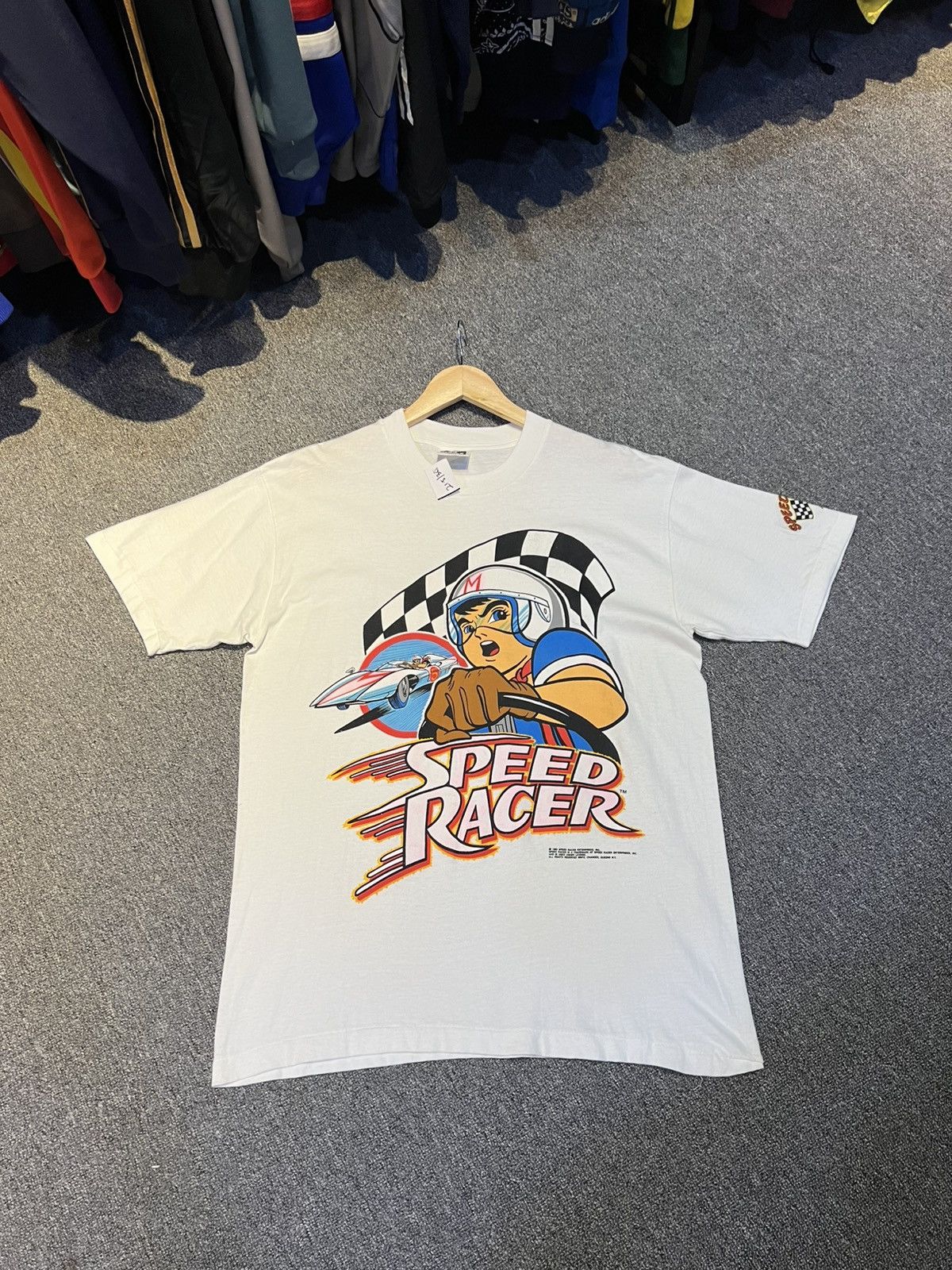 Anime Vintage Speed Racer Anime Tee 90s Shirt Size US L / EU 52-54 / 3 - 1 Thumbnail