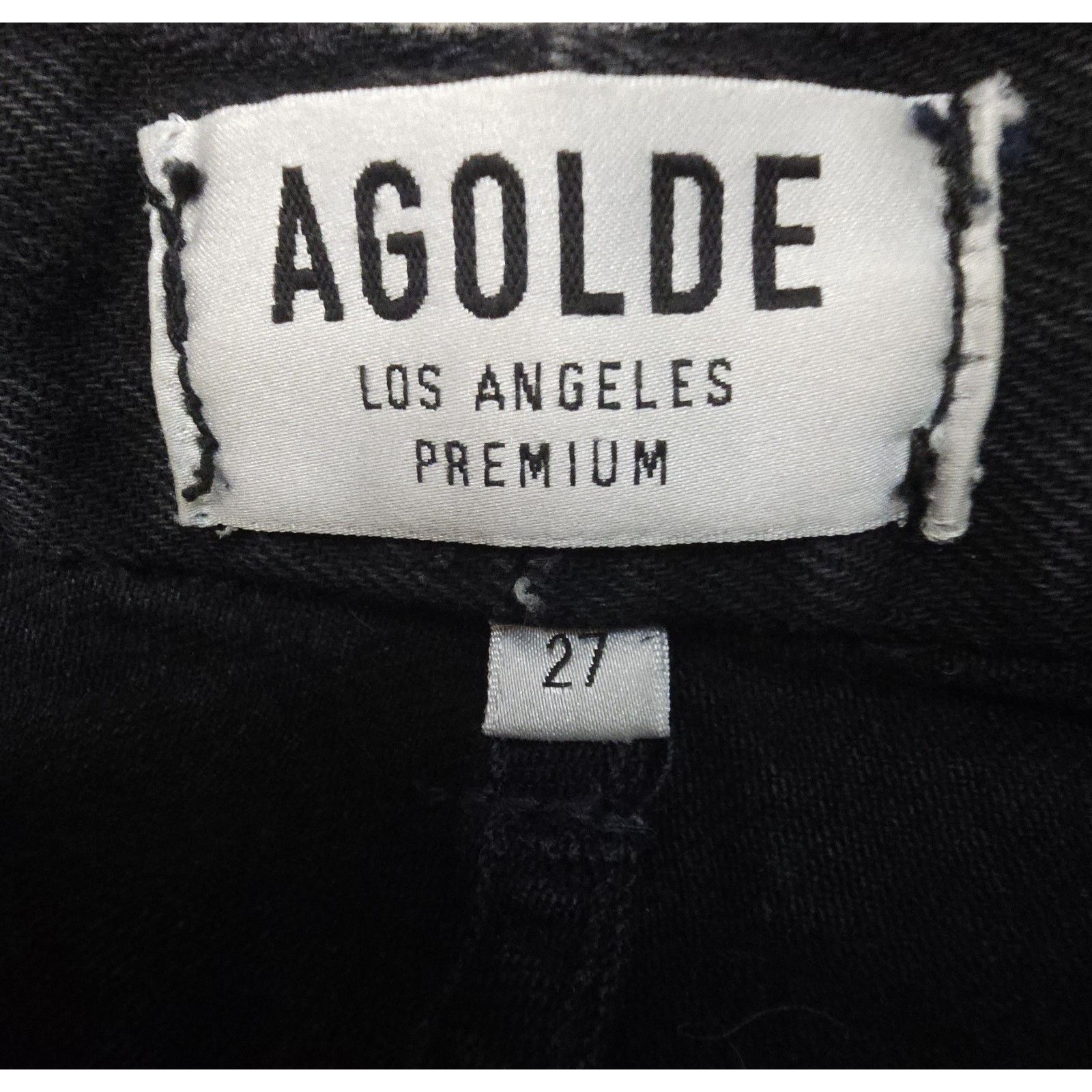 Agolde AGOLDE 90s Womens Mid Rise Loose Straight In Audio Size 27 Size 27" / US 4 / IT 40 - 10 Thumbnail