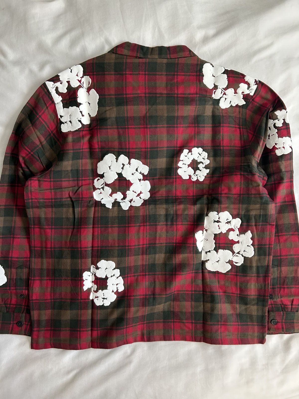 DENIM TEARS Denim Tears Cotton Wreath Pajama Shirt Long Sleeve Flannel Size US M / EU 48-50 / 2 - 12 Thumbnail