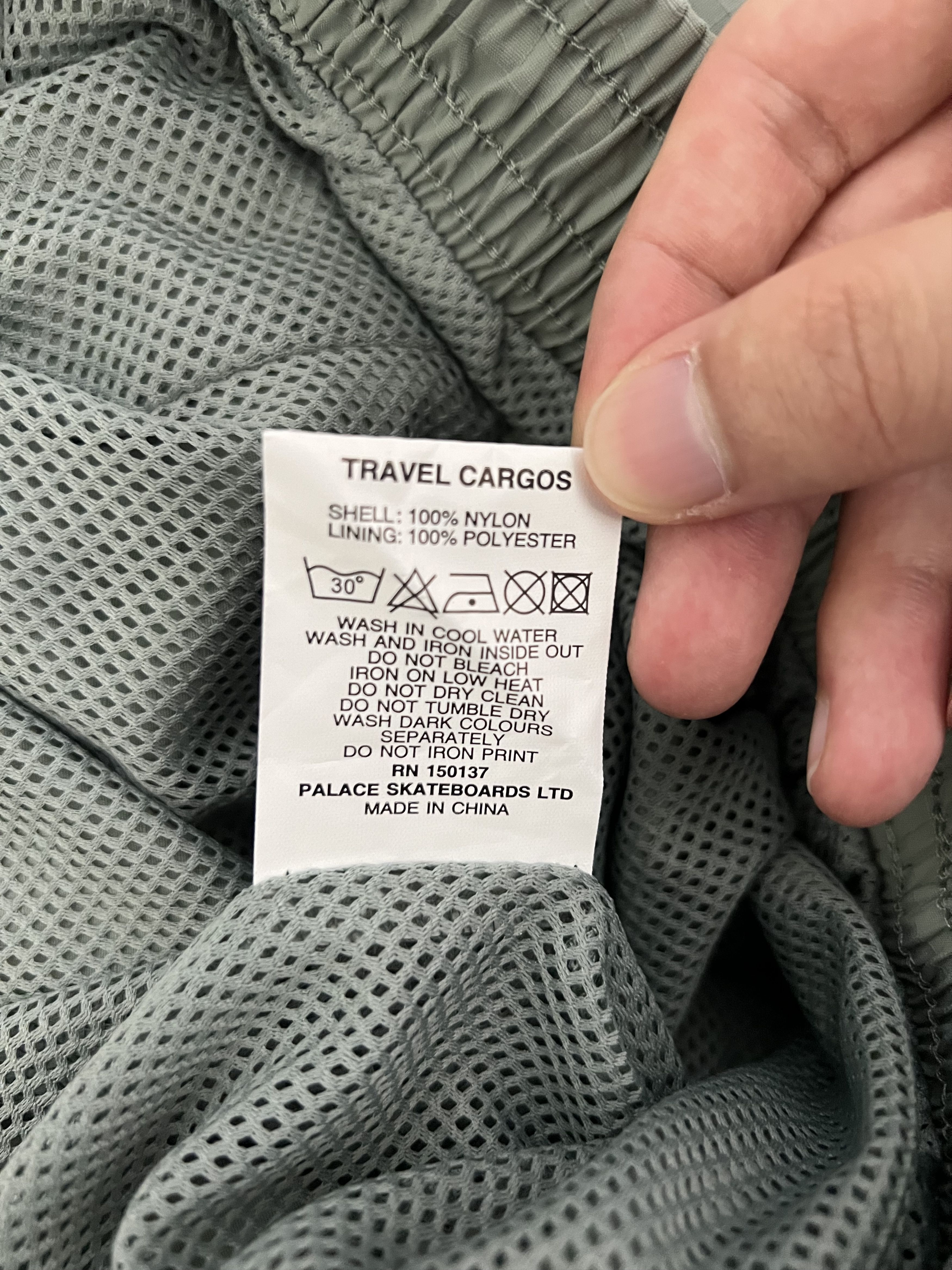 Palace 💚 2021 Palace Travel Cargos Slate Grey Large NEW Size US 34 / EU 50 - 11 Thumbnail