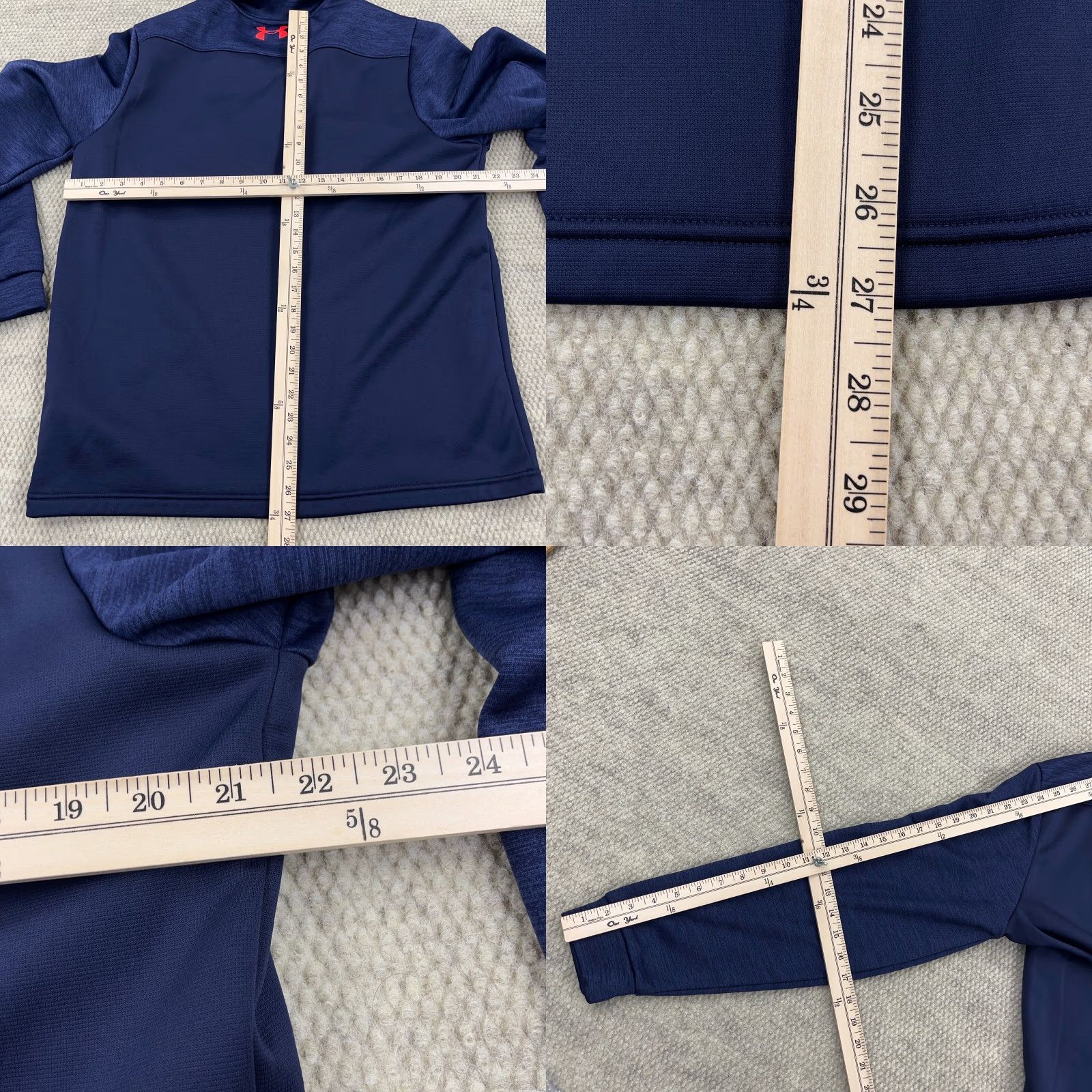 Under Armour Under Armour Sweatshirt Men L Blue 1/4 Zip Mock Neck Performance Golf Sport Regular Size US L / EU 52-54 / 3 - 8 Thumbnail