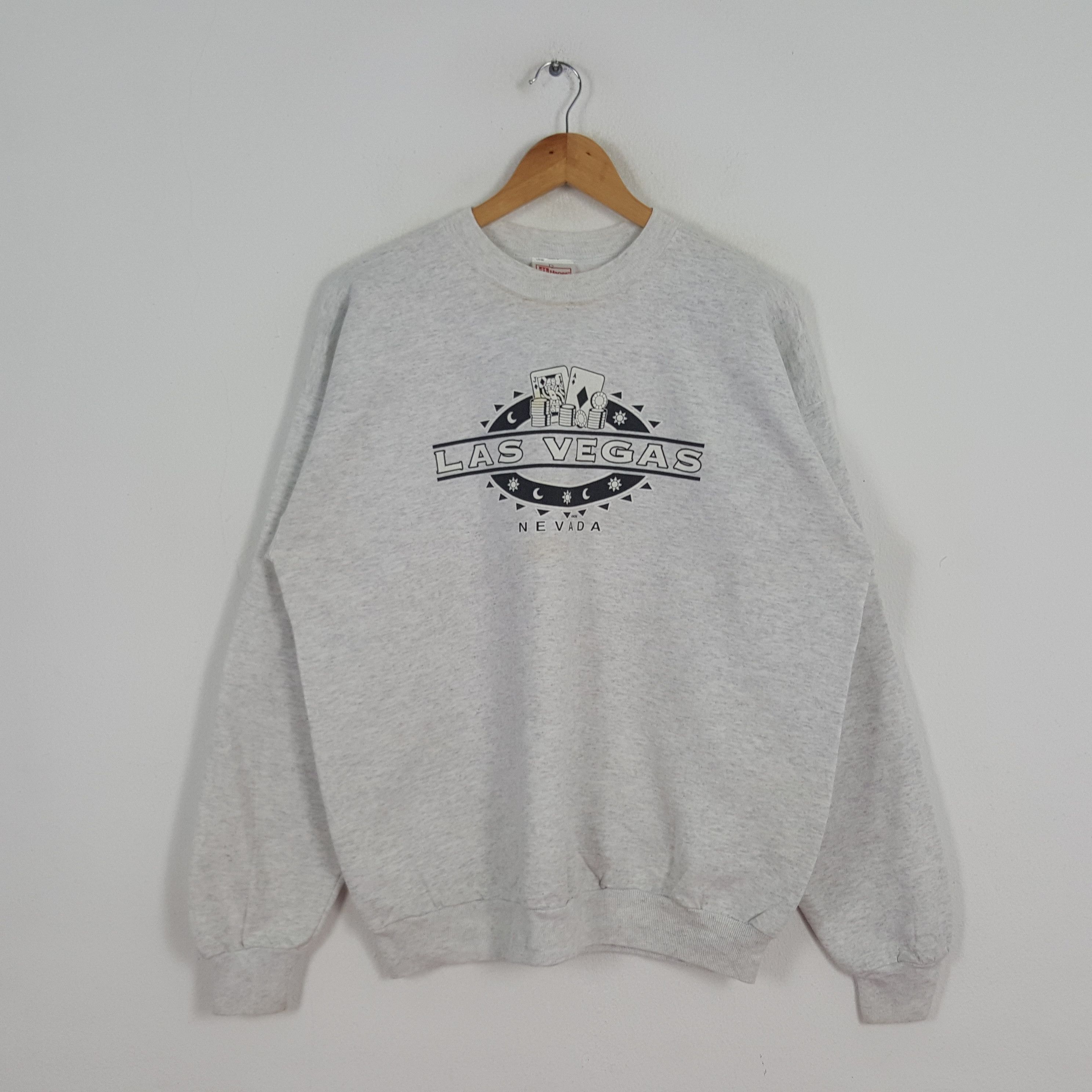Vintage Vintage Las Vegas NEVADA American Casino Style Sweatshirt Size US L / EU 52-54 / 3 - 1 Thumbnail
