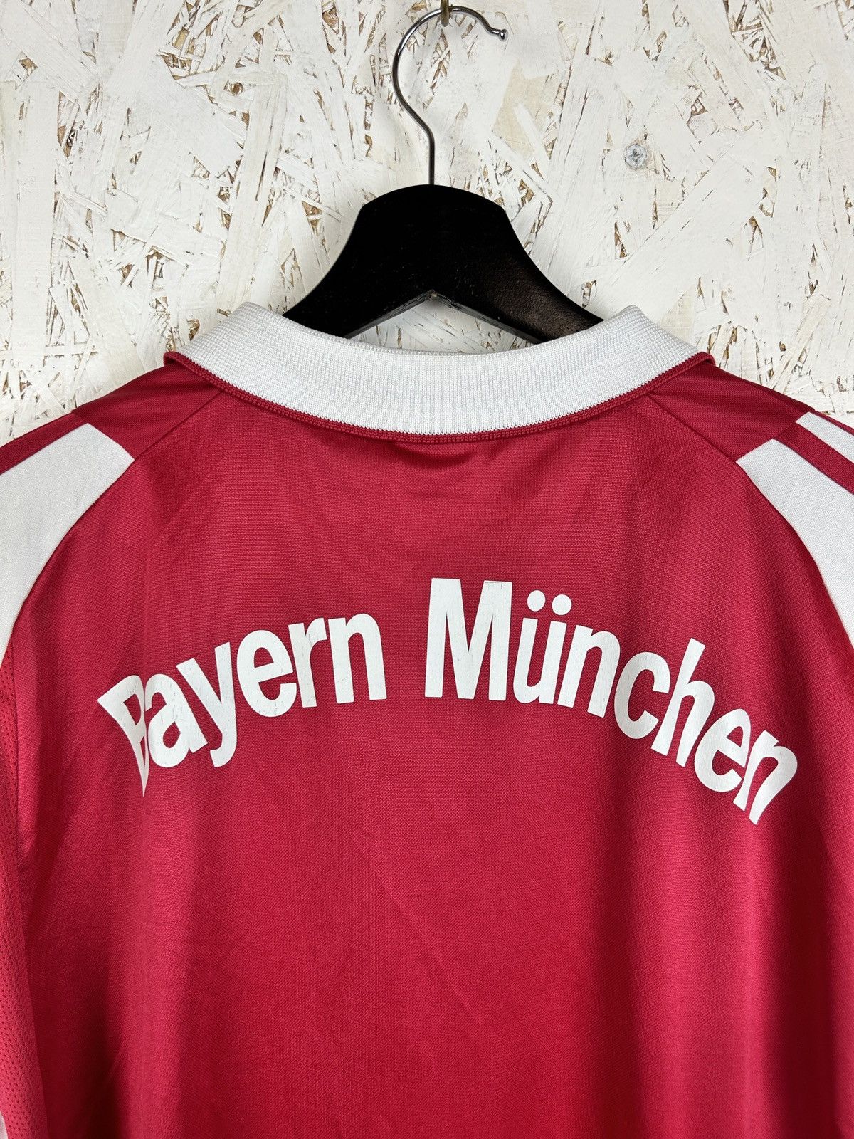 Adidas 00s Adidas Bayern Munchen 2003/04 Home Kit Soccer Jersey L Size US L / EU 52-54 / 3 - 6 Thumbnail