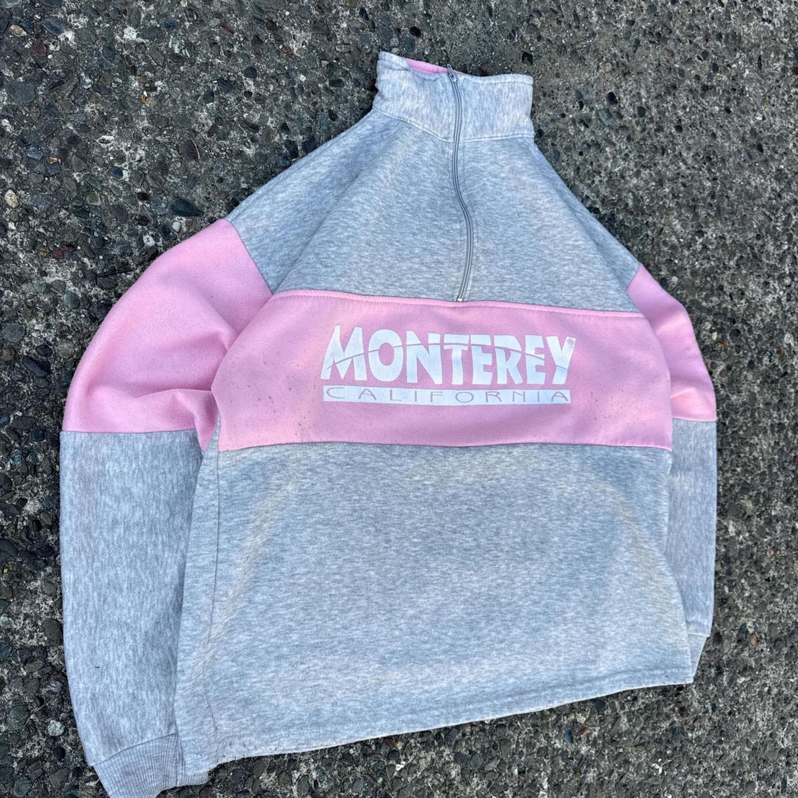Vintage Vintage Women’s 90s Monterey Bay Quarter Zip– Size Large Size L / US 10 / IT 46 - 2 Thumbnail