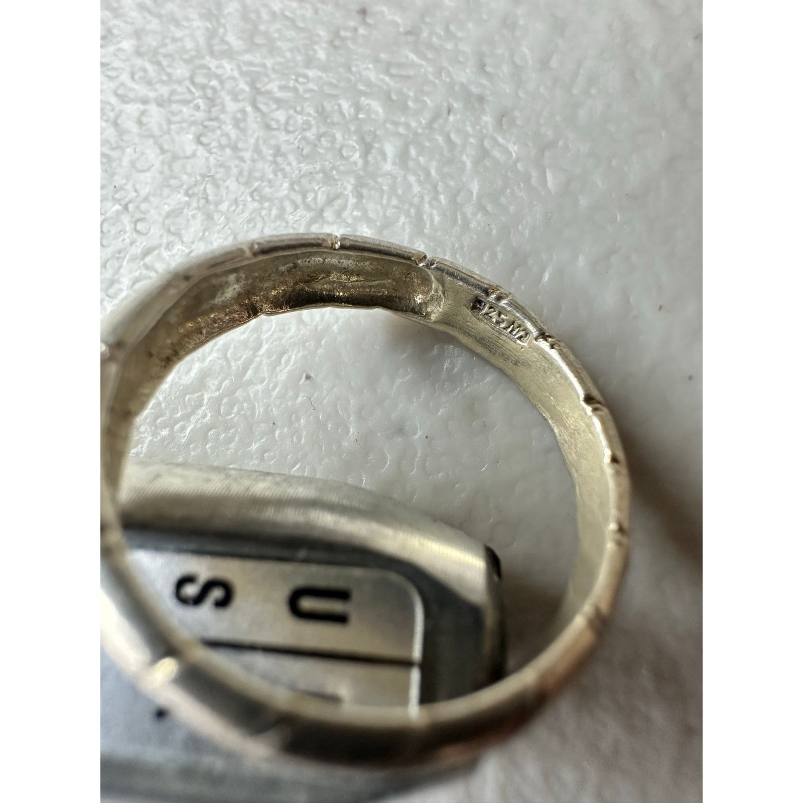 & Other Stories 925 Sterling Silver Woven Braided Texture Band Ring Size 7 Size ONE SIZE - 2 Thumbnail