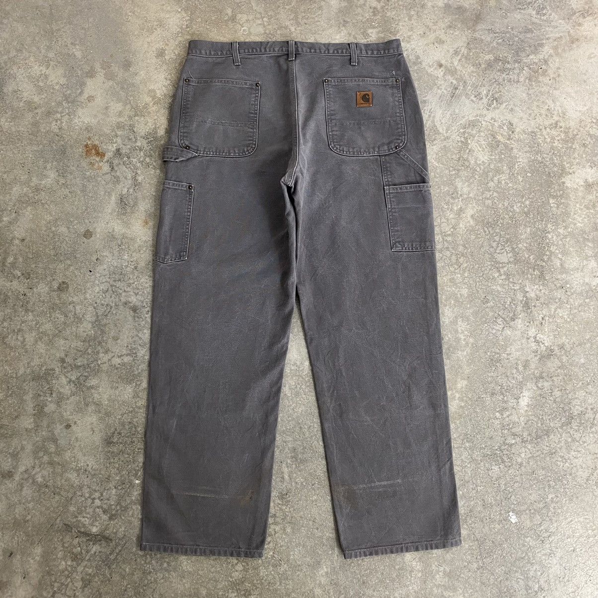 Carhartt Vintage Carhartt Double Knee Gravel Grey Carpenter Pants Size US 36 / EU 52 - 14 Thumbnail