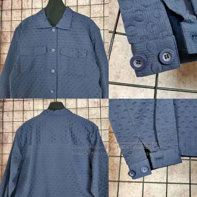 Dior Dior Navy Cotton Blend Cardigan for Women . Size L / US 10 / IT 46 - 4 Thumbnail