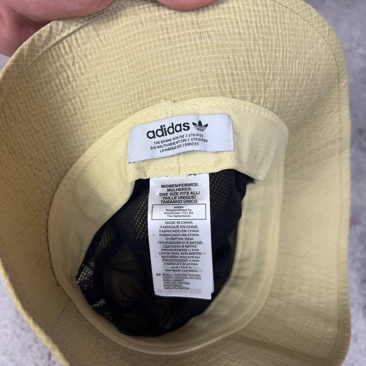 Adidas Adidas Adventure Panama Hat Beige Men’s Polyester Size ONE SIZE - 7 Thumbnail