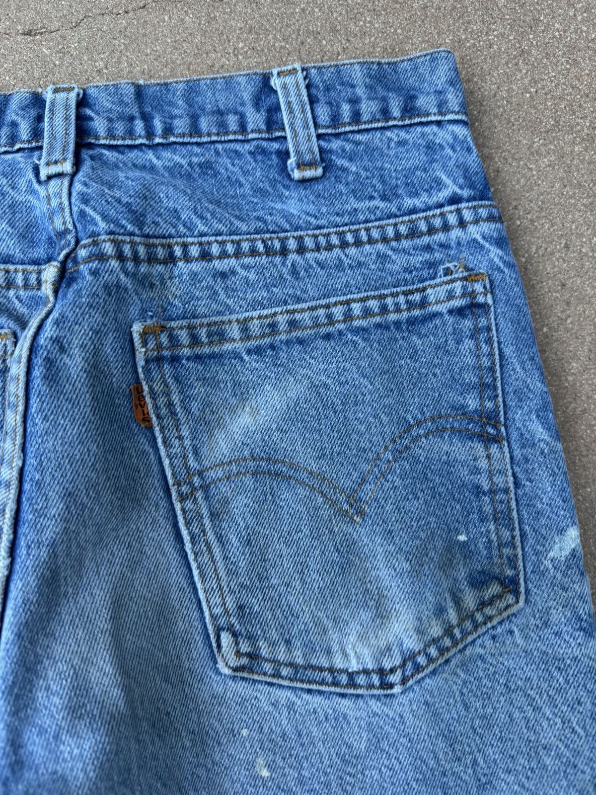 Levi's Vtg 70’s Levi’s 646 Orange Tab Bellbottom Flare Jeans 30x30 Size US 30 / EU 46 - 8 Thumbnail