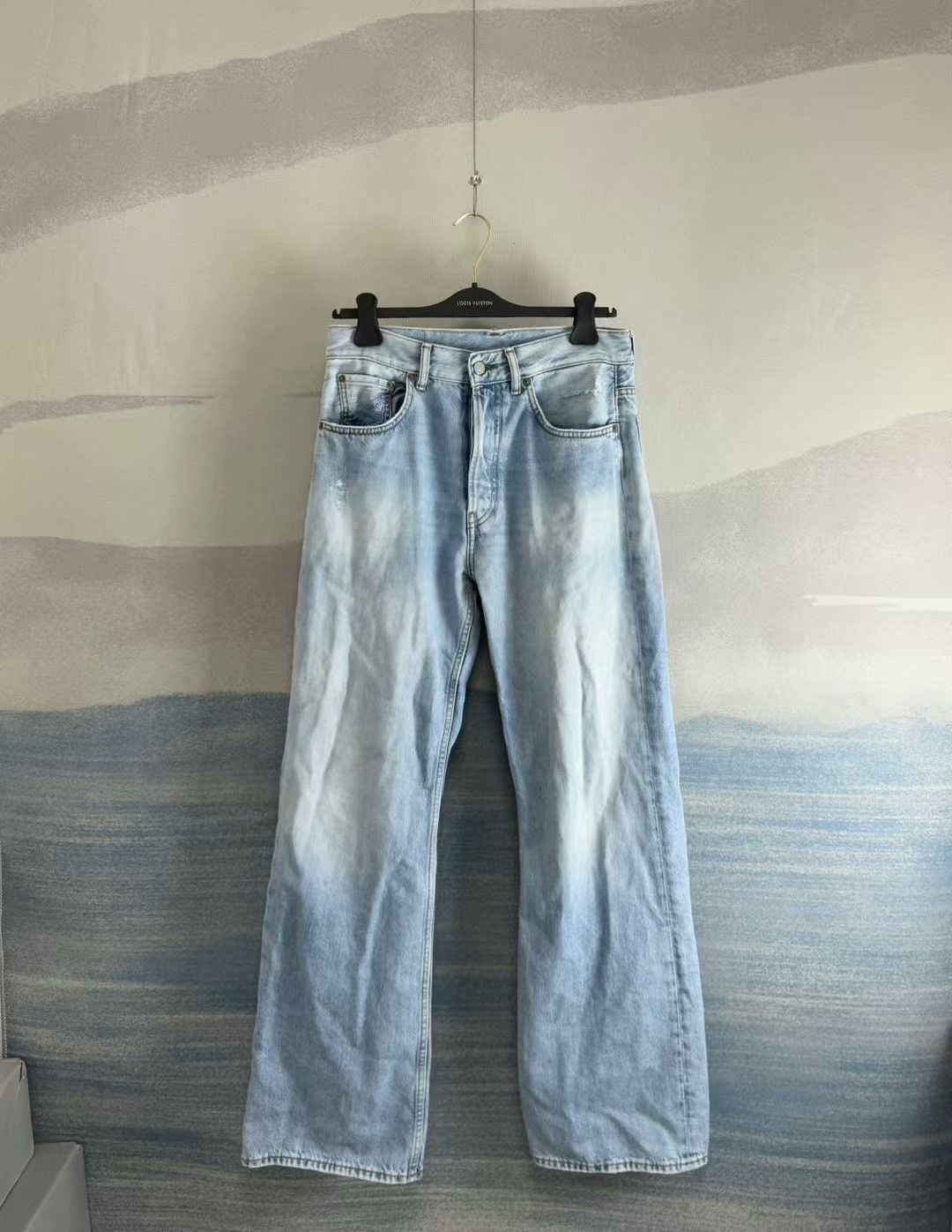 Acne Studios acne studios Washed blue leather jeans 2501-Nextarrow Size US 34 / EU 50 - 1 Thumbnail