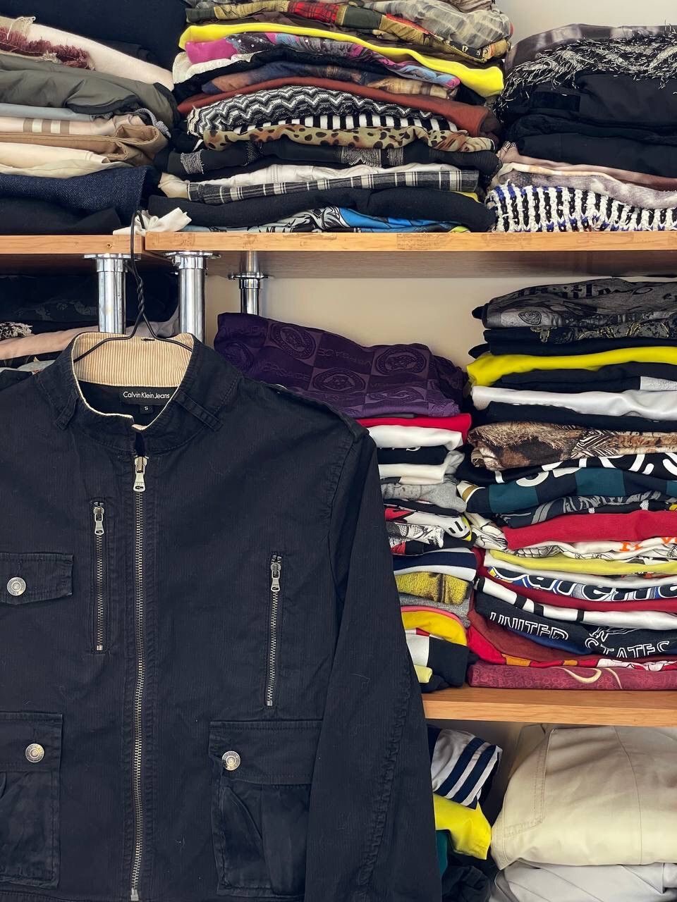 Calvin Klein Calvin Klein Vintage Archival Moto Y2K jacket Size S / US 4 / IT 40 - 3 Thumbnail