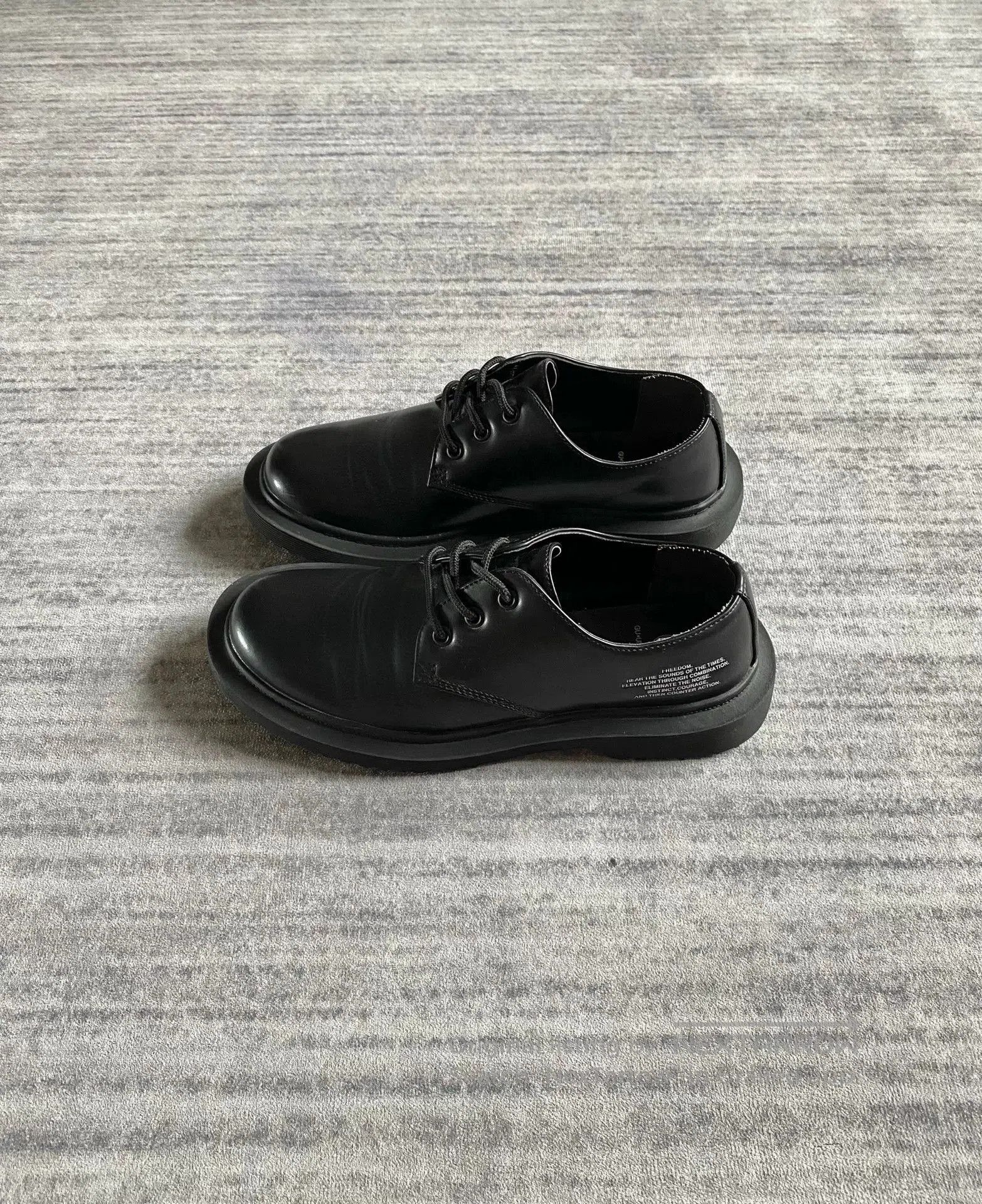 Undercover GU x Undercover Black Derby Shoes. Size US 8.5 / EU 41-42 - 3 Thumbnail
