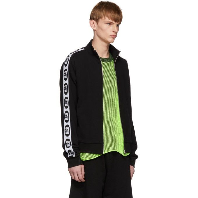 Alexander McQueen Alexander McQ Track Full Zip Sweatshirt Jumper Black Size US M / EU 48-50 / 2 - 1 Thumbnail