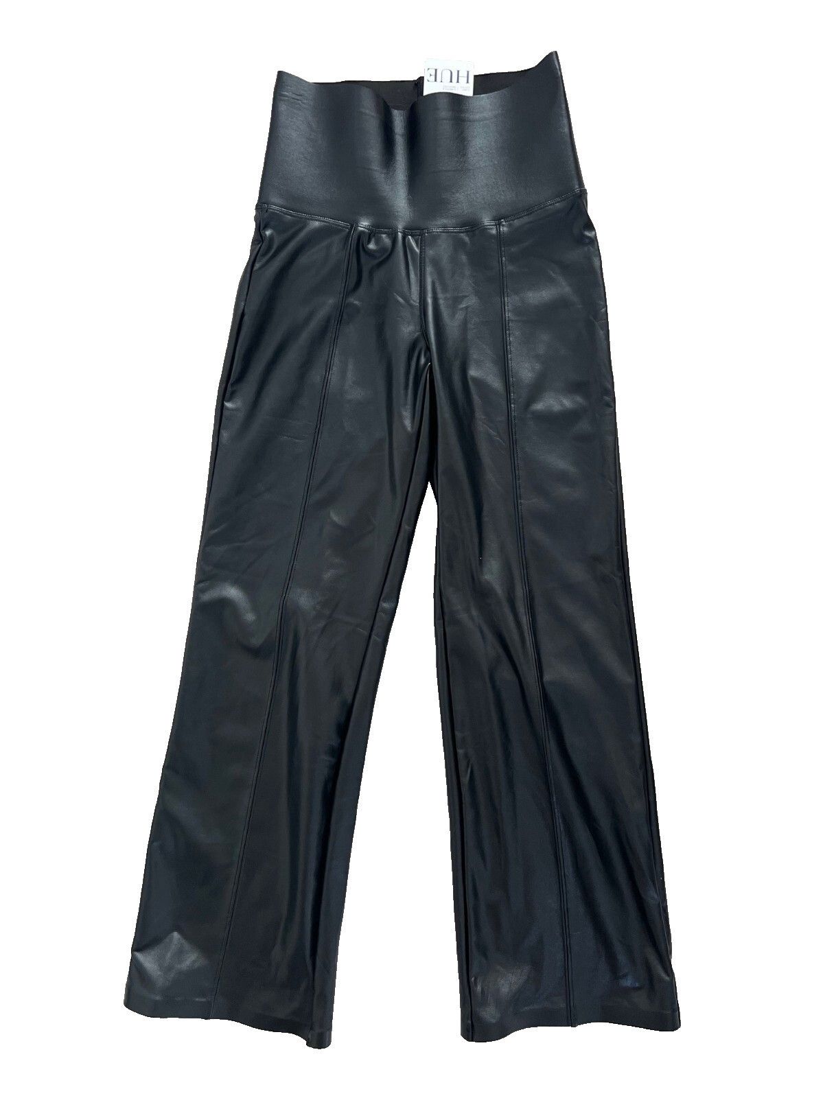Other HUE U23634 Faux Leather Flare Leggings Black ( S ) Size 24" / US 00 / IT 34 - 3 Thumbnail
