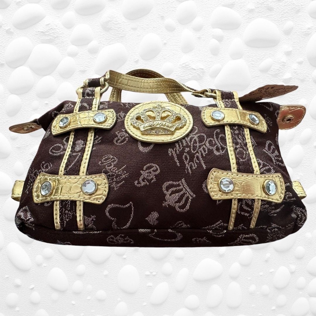 Vintage Glamorous Y2K "Baby Girl" Purse with Rhinestone Detailing Size ONE SIZE - 9 Thumbnail