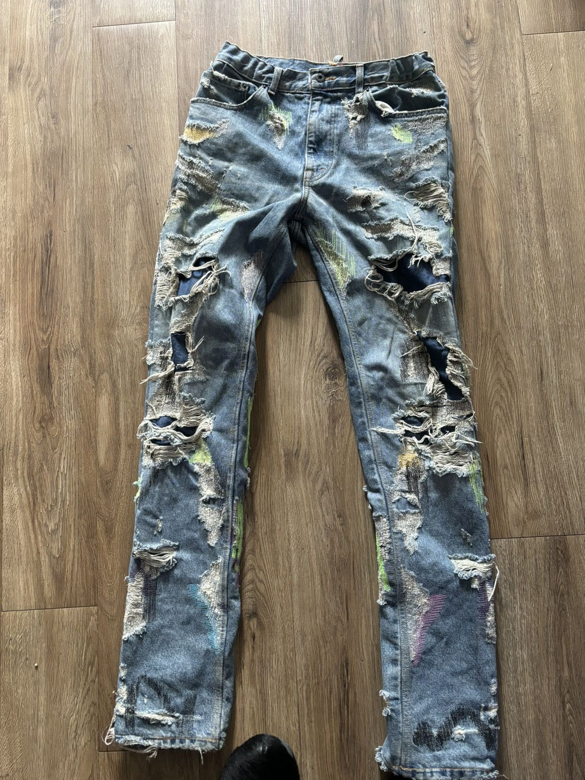 Endless × Rolling Loud × Vlone SOLD 🚨 !!!Endless denim rolling loud Size US 30 / EU 46 - 1 Thumbnail