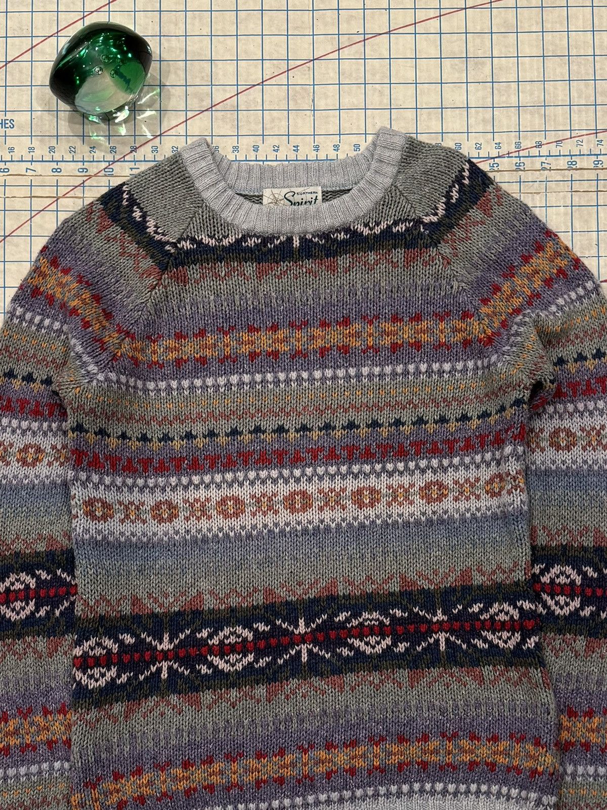 Northern Reflections Vintage Northern Spirit Knit Sweater Tagged Women’s Large Size L / US 10 / IT 46 - 3 Thumbnail