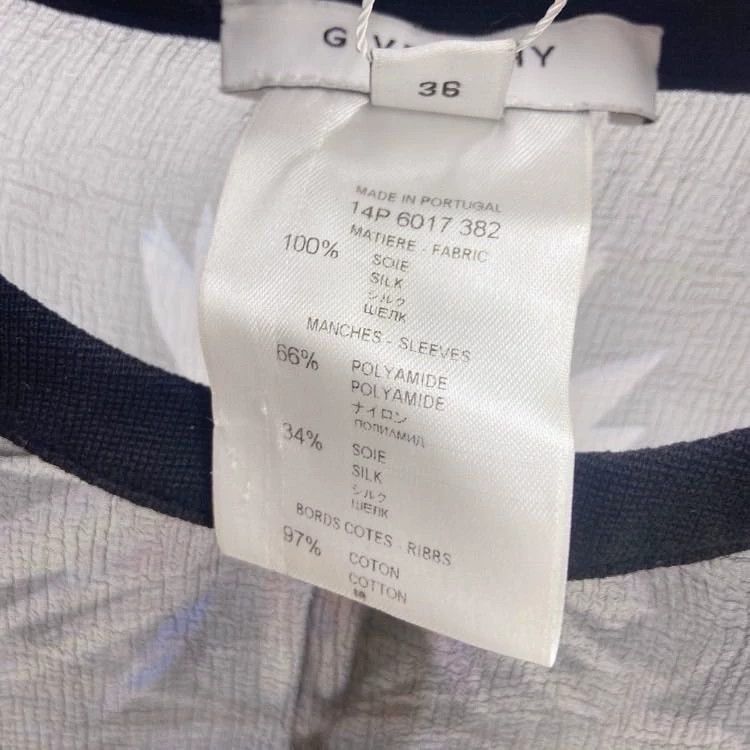 Givenchy Givenchy Size36 Printed Transparent Round Neck Top, Size 36 Size US M / EU 48-50 / 2 - 7 Thumbnail