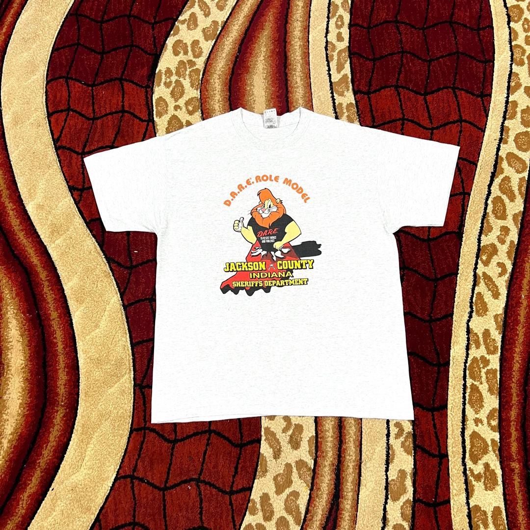 D.A.R.E Vintage 90s D.A.R.E Rare T Shirt Size US XL / EU 56 / 4 - 1 Thumbnail