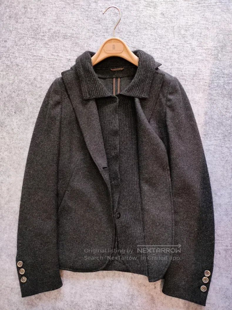 Brunello Cucinelli Brunello Cucinelli Cashmere suit, black, main fabric 70% w Size S / US 4 / IT 40 - 3 Thumbnail